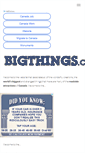 Mobile Screenshot of bigthings.ca